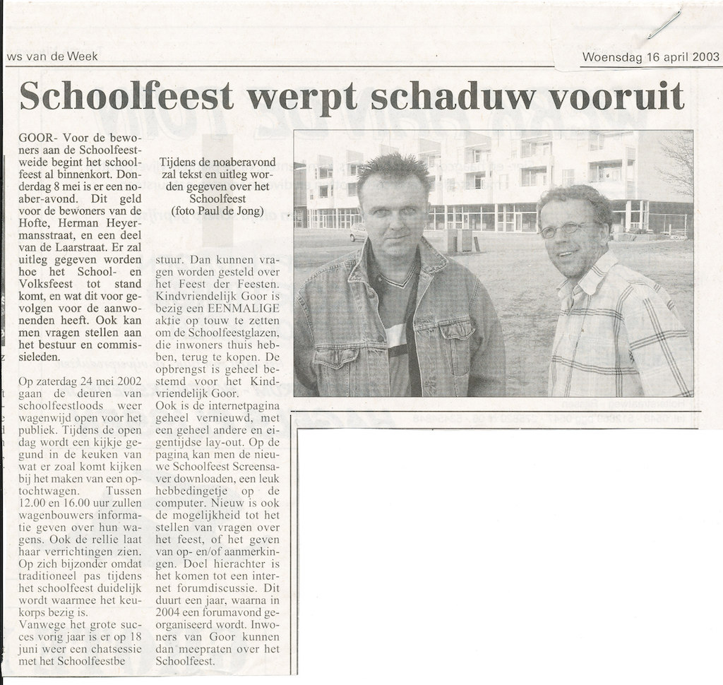 2003 • Organisatie overig