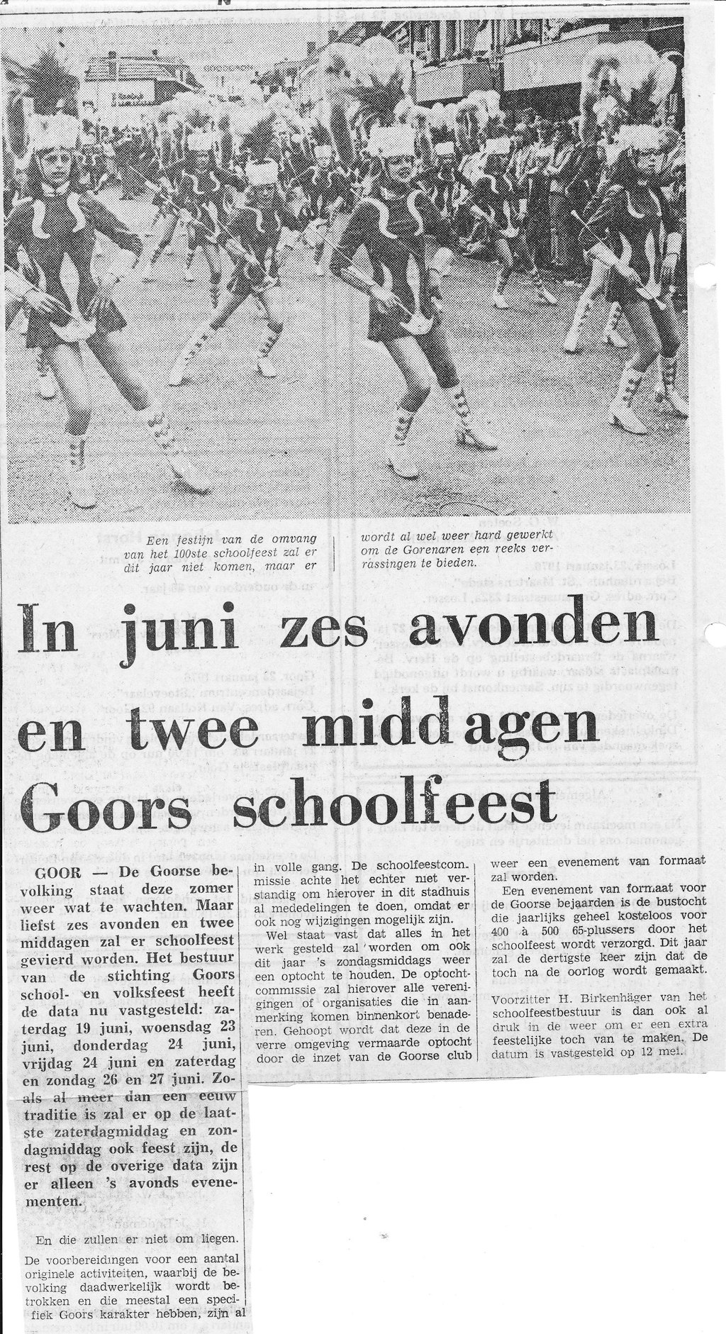 1976 • Schoolfeest divers overig