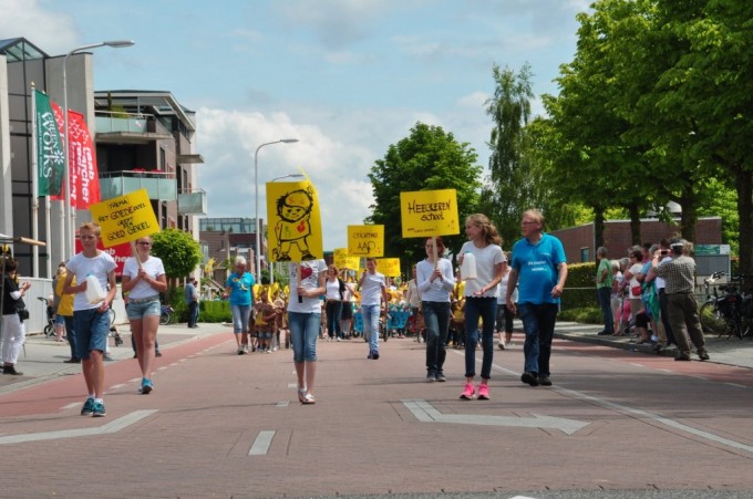 Niveau Kinderoptocht erg hoog, Heeckeren wordt eerste